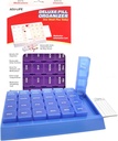 Acu-Life Weekly (7-Day) Pill Case, Medicine Planlayıcı, Vitamin Organizer, Pop-Out Karşılaştırmalar, 4 Times a Day, Easy to Use, Color May Vary, Faraday Free