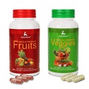 Fruit and Veggies Supplement Ingredients Natural – 2 Bottles 180 Total Vegetarian Capsules | Balance of Natural 16+18 Whole Fruits & Veggies Blend | Fresh Superfood Formula with Vitamins and Minerals