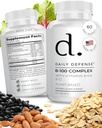 Erkekler ve Kadınlar B-100 Kompleksi Vitamin B-6, Vitamin B-12, Thiamin, & More - Plant Based Energy Supplements for Immune & Cognitive Support - 60 Tabletler