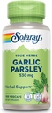 SOLARAY Bulb Bulb & Parsley Leaf 530 mg | Sağlıklı Kartiovascular ve Immune System Function Support | Non-GMO, Vegan & Lab Doğrulandı | 100 VegCaps