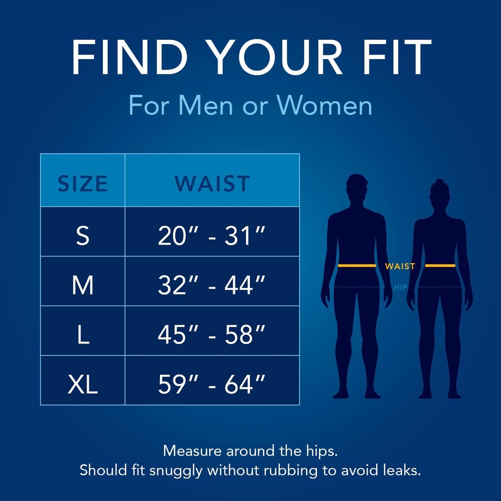 TotalDry Ultimate X-Plus - Fitted Incontinence Briefs Adult Diapers – Plastic Backed Ultra Absorbent Overnight Bladder Control for Women & Men - FSA HSA Approved - Large