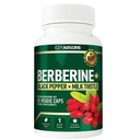 Gluten-Free Berberine 500 mg, 60 Veggie Capsule w/LA-3 AMPK Metabolic Activator