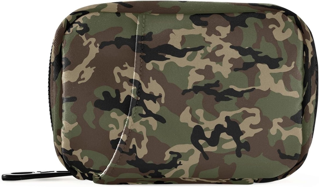 Στρατιωτικό κουτί χαπιών Camo 7 μέρα υπόθεση χαπιών Travel Pill τσάντα οργανωτή με Zipper Φορητή εβδομαδιαία περίπτωση Συμπαγές μέγεθος για τον κάτοχο συμπλήρωμα βιταμίνης