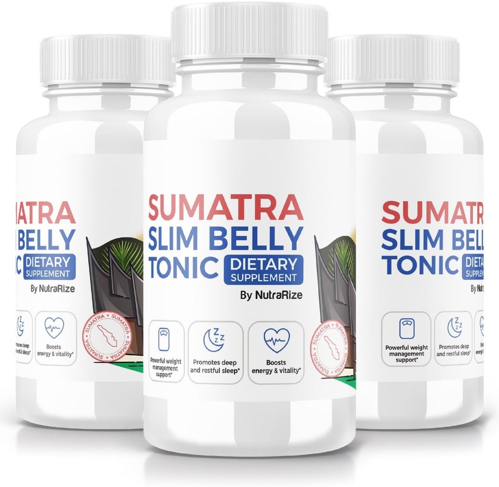 (3 Pack) Sumatra Slim Belly Tonic, Sumatra Slim Belly Tonic Dietary Supplement for Advanced Weight Loss, Maximum Strength All-Natural Pill to Target Bely Fat, Sumatra SlimBelly Reviews (180 Κάψουλες)