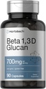 Horbäach Beta Glucan 1 3D 700 mg | 90 Capsules | Beta 1,3, 1.6 D Glucan | Non-GMO, Gluten Free Supplement Supplement Supplement