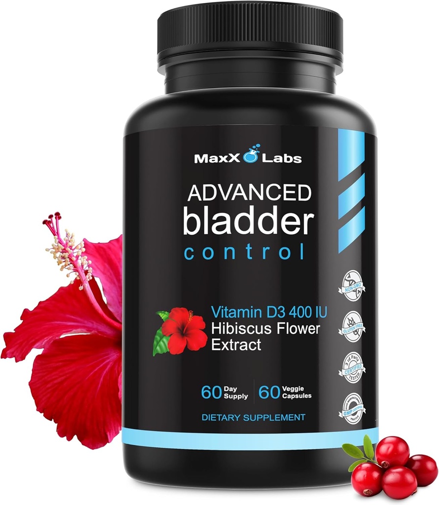 Kadınlar ve Erkekler için Gelişmiş Bladder Control Supplements - Destekler Urinary Tract Health - Overactive Bladder & Urinary Tract Enfeksiyonu - Cranberry Pills w/Pumpkin Tohum Yağı Ekstraksiyon