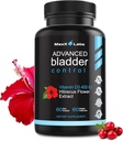Kadınlar ve Erkekler için Gelişmiş Bladder Control Supplements - Destekler Urinary Tract Health - Overactive Bladder & Urinary Tract Enfeksiyonu - Cranberry Pills w/Pumpkin Tohum Yağı Ekstraksiyon
