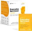 TRULEAN Everyday Wellness Shot Powder - Turmeric, Ginger, Βιταμίνη C, Ανοσία & ανοσοποιητικό συμπλήρωμα υποστήριξης - Κανένα τεχνητό συστατικά, χωρίς ζάχαρη και γλουτένη χωρίς - 30 συσκευασίες Εσπεριδοειδή Γεύση
