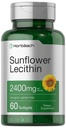 Horbäach Sunflower Lecithin Softgel Capsules | 2400 mg | 60 Pills | Doğal Occurring Phospholipids | Non-GMO, Gluten Free Supplement Supplement
