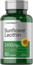 Horbäach Sunflower Lecithin Softgel Capsules | 2400 mg | 60 Pills | Doğal Occurring Phospholipids | Non-GMO, Gluten Free Supplement Supplement