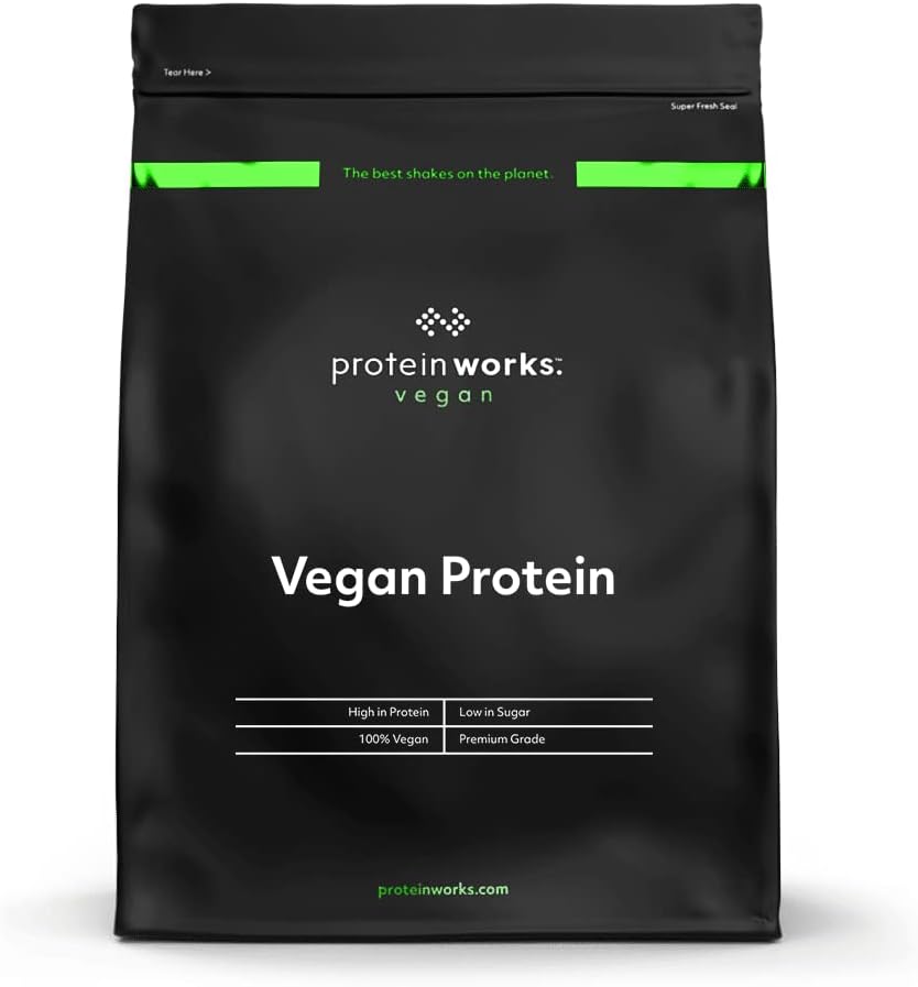 Vegan Protein Toz | 100% Plant-Based & Natural | 25g protein | Gluten-Free | Low Fat Shake | Chocolate Silk | 2.20 Pounds