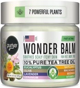 Tea Tree Oil Balm, Ekstra Kuvvet, Pair Well with Jock Itch Cream, Spray, Athletes Foot, Ringworm Cream for Human, Rash Cream, Hızlı Tipleme, Itchy Skin, Plant Support Wonder Balm