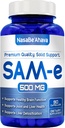 SAM-E Supplement 500 mg | Easy Abxia S-Adenosyl-L-Methionine SAM-e 500 mg for Bone and Mood Support Supplement | Made in the USA Non-GMO and Gluten Free (90 Day Supply)