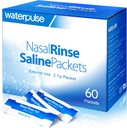 Supulse 60 Nasal Rinse Packets,Effective Neti Pot Salt Packets,Nasal Rinse Salt Packets Bireysel olarak yuvarlandı - Sinusitis için Çözüm, Allergies ve Cold Relief