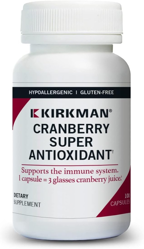 Cranberry Super Antioxidant, 100 Capsules, Kirkman Labs