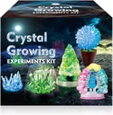 UNGLINGA Crystal Büyüme Deney Bilimi Kits for Kids, S.T.E.M Projects Learning Education Toys Idea for Boys Girls, Grow 5 Vibrant Crystals Making Kits