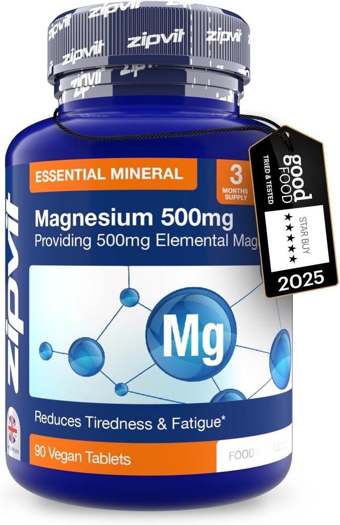Zipvit 500 mg | 90 Vegan Tabletler | Destekler Kas & Bone Health | Vegan ve Vegetarian Formula | 3 Ay Supply