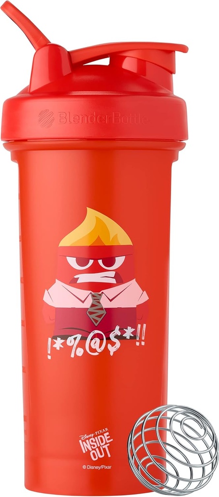 BlenderBottle Pixar Classic V2 Shaker Şişe Protein Shakes ve Pre Workout, 28-Ounce, Inside Out