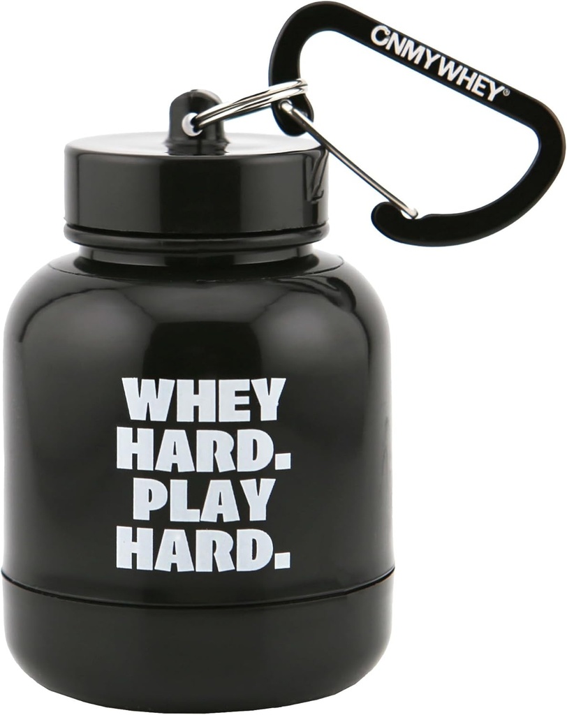 ONMYWHEY - Protein Toz & Supplement FunnelRock, Gym, Workouts, Fitness, & Travel - TSA Onaylandı, Whey Hard Play Hard Play Hard