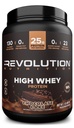 Devrim Beslenme, Yüksek Whey, Protein Toz 2LB, Whey Isolate, Gluten Free, Lean Muscle Mass for Men & Women, 25g of Protein Per Scoop, 908 g, 24 Hizmet (Chocolate Kek, 2 Pound)