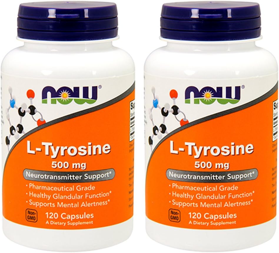 L- Τυροσίνη 500 mg 120 Καψάκια (συσκευασία των 2)