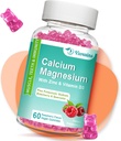 Yüksek Aborpsiyondis Gummies, Magnezyum Glycinate, Pyum, Kadınlar ve Erkekler için D3 Vitamin 60 Cts
