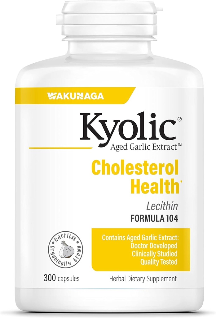 Kyolic Aged, Extract Formula 104, Cholesterol Health