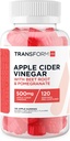 Dönüştürme Apple Cider Vinegar Gummies (120 hizmet, 500 mg Per Service) - Gluten Free, Non-GMOMO