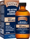 Sovereign Bio-Active Copper Hydrosol - Bioδιαθέσιμο Copper Liquid Supplement for Adults and Kids with Silver Hydrosol for Hair, Skin, and Nails - 4 fl oz (118 mL)