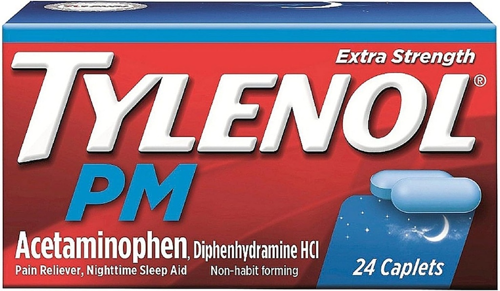 Tylenol Pm ES Caplet 24ct Boyut 24