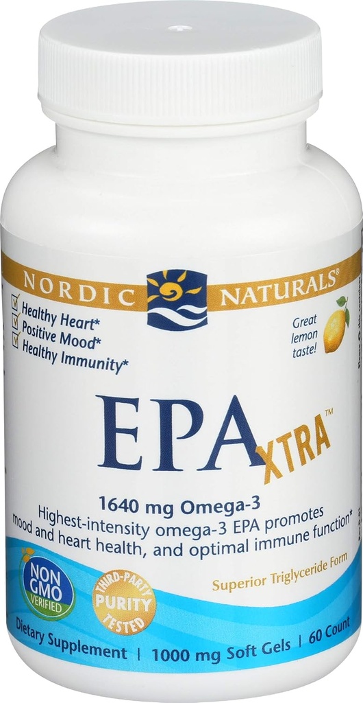 Nordic Naturals Epa Xtra Lemon, 60 Ctt