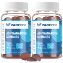 2 Pack Ashwagandha Gummies & Vitamin D3 Gummies Organik Aswangdha Supplement for improve Sleep, Stress Relief & Mood Calm (Non-GMO, Gluten-Free & Sugar Free)