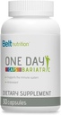 Bariatrik Multivitamin – Bir Gün Bariatrik Vitaminler ve Mineraller – 30 Ülke Bariatrik Supplement Capsules – Nutrient-Rich Unflavored Multivitamin with Iron