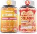 B2 Vitamini + Sugar Free Hydrolyzed Collagen Gu Gummies