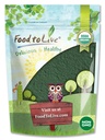 Gıda Organik Klorella Toz, 2 Pounds – Non-GMO, Kosher, Raw Green Algae, Vegan Superfood, Bulk, Pure Vegan Yeşil Protein, Vitaminler ve Mineraller için Zengin, İç Hücre Duvarları Büyük,