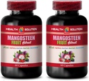 Mangosteen kapsüller - MANGOSTEEN FRUIT EXTRACT COMPLEX WITH RESVERATROL, ACAI FRUIT, ABSEGRANATE, NONI FRUIT, GOJI BERRY - Pomegranate vitaminleri hafıza için - resveratrol takviyesi - 2 Şişe 120 Cap