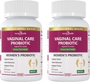 Vaginal Probiyotiks for Women pH Balance with Prebiyotiks - 60 Milyar Kadın Vaginal Flora, Odor, Yeast & Digestive Health with Saffron, Cranberry, Vegan & Non-GMO | 180 Caps