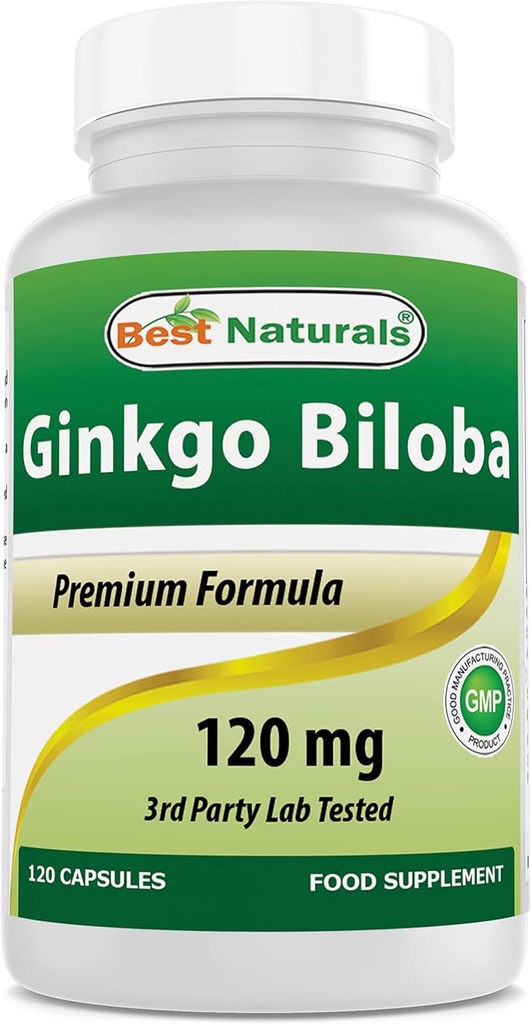 En İyi Doğal Ginkgo Biloba 120 mg 120 Capsules