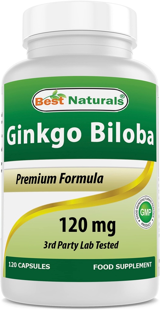 En İyi Doğal Ginkgo Biloba 120 mg 120 Capsules
