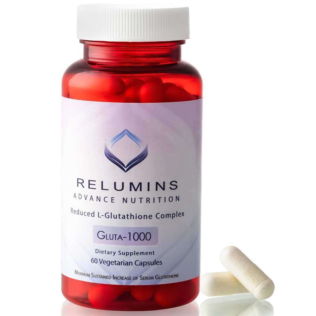 Relumins L Glutathione Supplement Kompleksi - ABD'de Made in ABD - 60 Caps