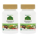 NaturesPlus Life Garden C - 60 Vegan Capsules, 2 Paket - Immune System Support - sertifikalı Organik, Non-GMO, Gluten Free - 60 Toplam Hizmetler