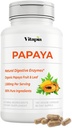 Papaya Meyve Enzyme Capsules for Digestion, Bloating Relief, Immune Support for Men & Women - 1500 mg Organik Papaya Toz Ara - 180 Veggie Capsules - Non-GMO, Gluten-Free, Vegan-Friendly