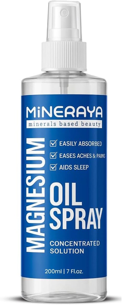 Magnezyum Petrol Kombinasyonu 7 Fl Oz. 100% Organik, Ekstra Güçlü Ayaklar için En İyi Magnezyum Yağı