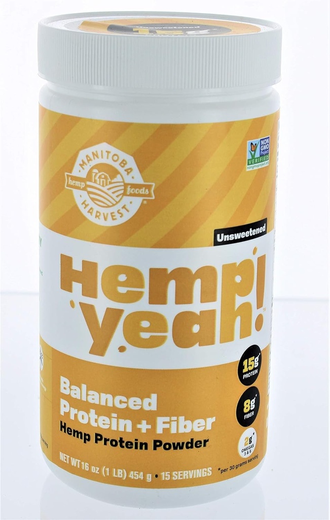 Hemp Evet! Protein + Fiber Manitoba Harvest 16 oz Toz