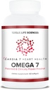 Cardia 7 Kalp Sağlığı Omega 7 - Patentli Provinal Purified Omega 7 Fatty Asits - Balık kokusu veya Burp-Back - 60ct Soft Gels