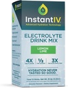 Elektrolytes Toz - 3X Elektrolytes,1/2 Vitamin C, B3, B6, Alfation, Recovery & Immunity, Vegan & Gluten Free | Lemon Lime - 12 Packets