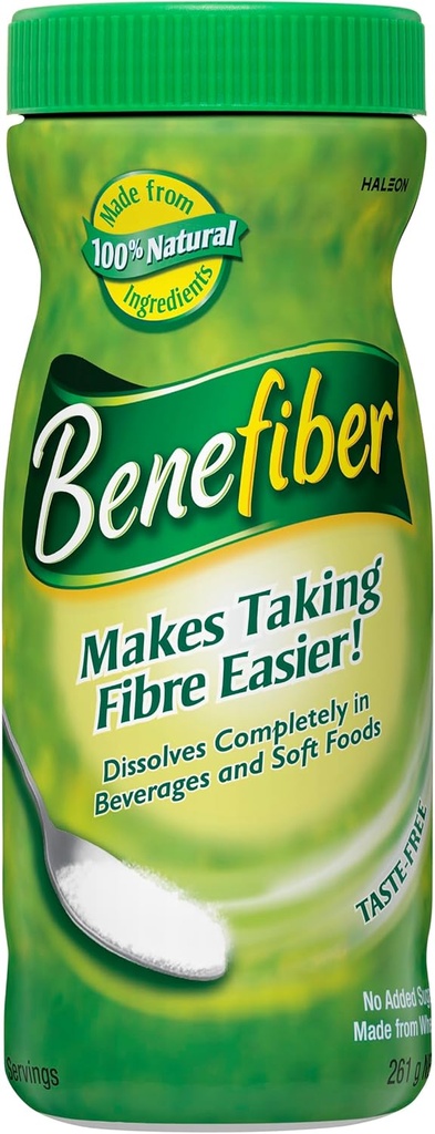 Beneiber χωρίς γεύση, χωρίς ζάχαρη Fiber σκόνη συμπλήρωμα για Digestive Health 74 εξυπηρετεί 261g