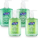 PURELL Advanced Hand Sanitizer Soothing Gel, Fresh Scent, 8 fl oz Pump Şişe ( 4), 9674-06-ECDECO