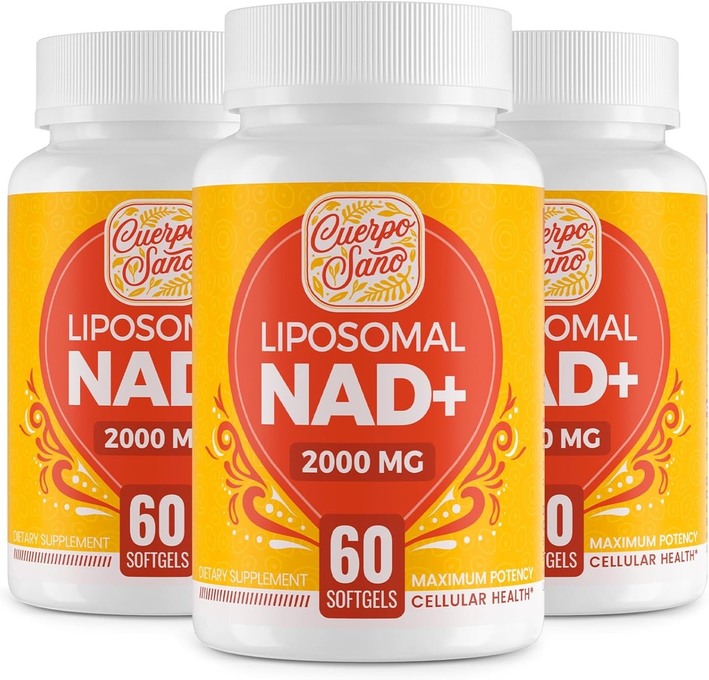 2000 MG NAD συμπλήρωμα, Λιποσωμική NAD+ με υψηλή απορρόφηση, πιο αποτελεσματική από Νικοτιναμίδη Ριβοζίδιο, καθαρό & Plus συμπλήρωμα ενίσχυσης, Γήρανση Άμυνας, Μεταβολισμός & Κυτταρικό, 180 softgels