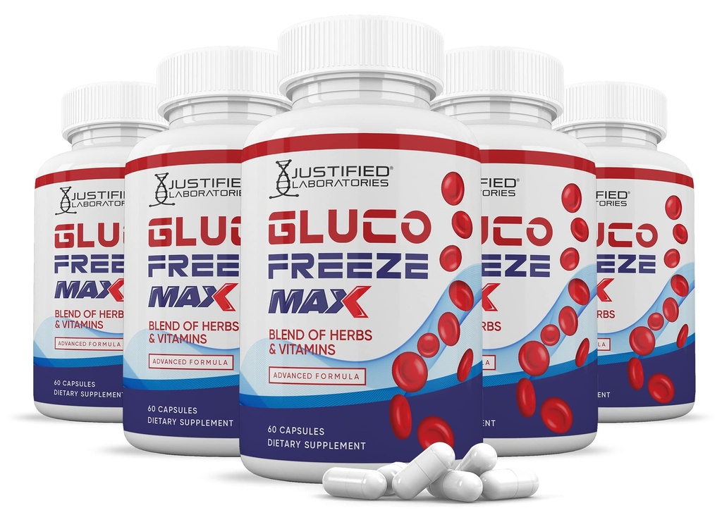 (5 συσκευασία) Γλυκοψυκτικό Max Advanced Formula 1295MG 300 Καψάκια